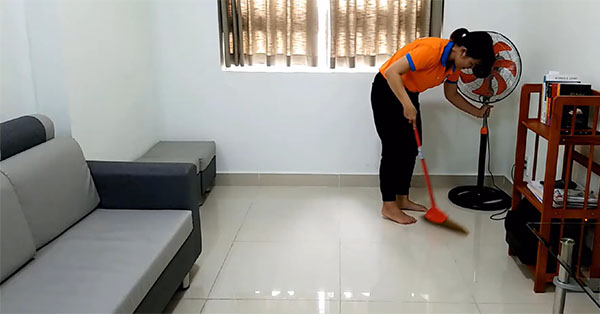 Tạp vụ văn phòng tổng vệ sinh cho khách hàng tại Hưng Yên